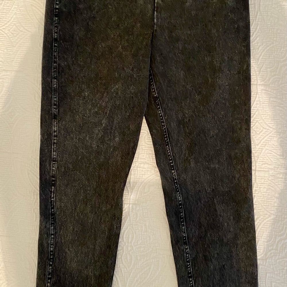 MNY Marc New York Performance! Jean leggings, stretchy, black mineral wash. S.